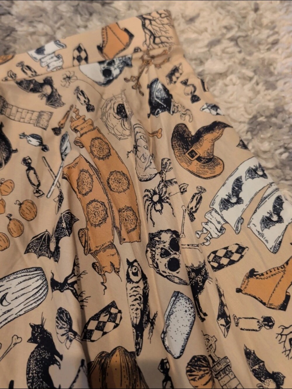 Magnolia Place Halloween Skirt